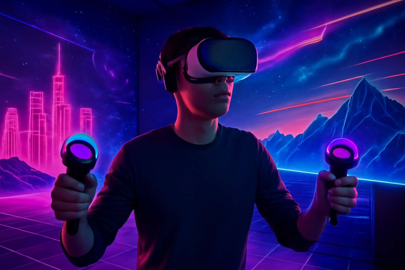 headset for virtual reality