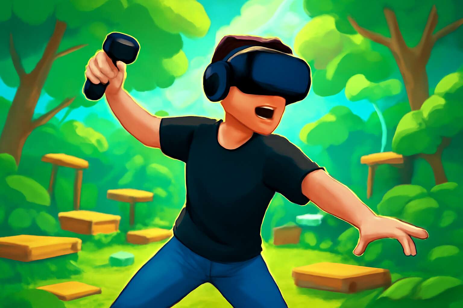 vr headset to play gorilla tag