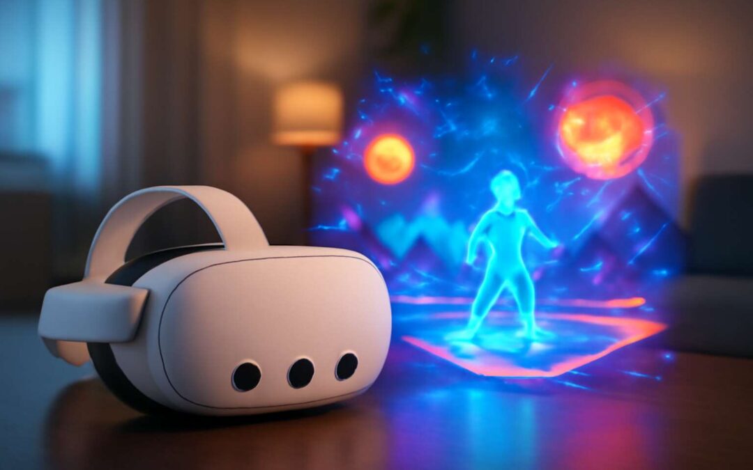 vr headset meta quest 3 redefines at-home VR with lightweight comfort and epic games.