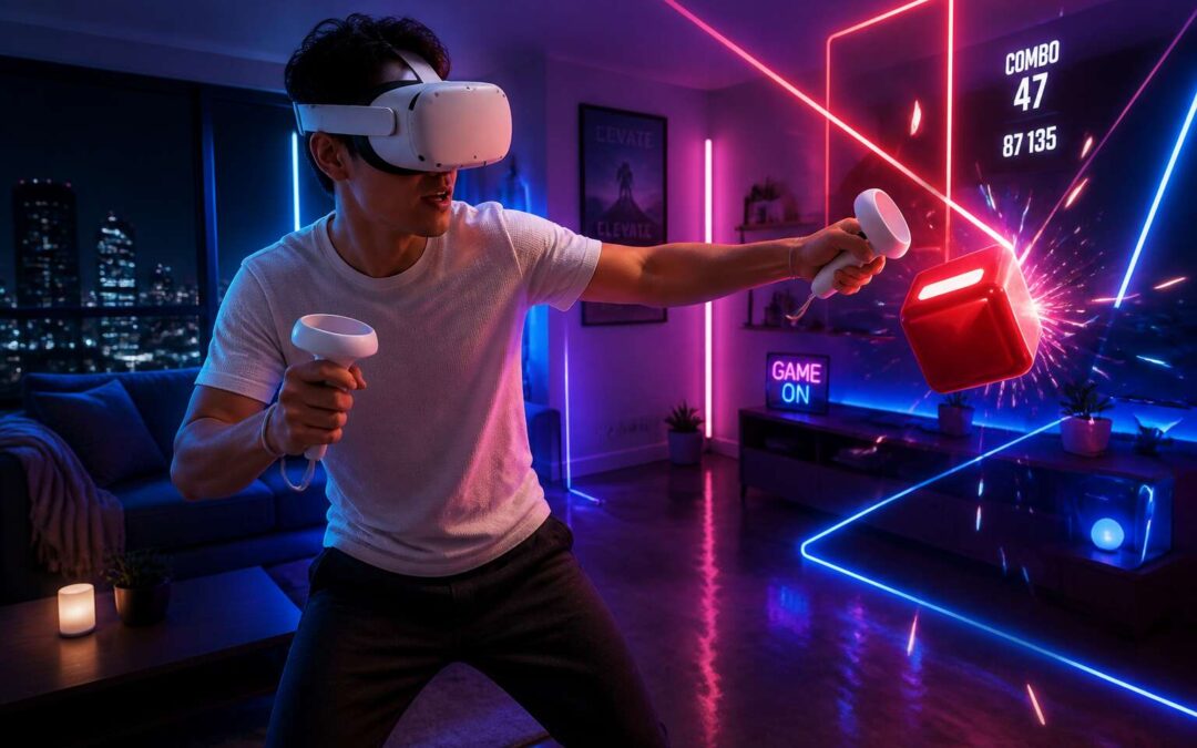 Virtual reality game set brings cinematic adventures into your living room.